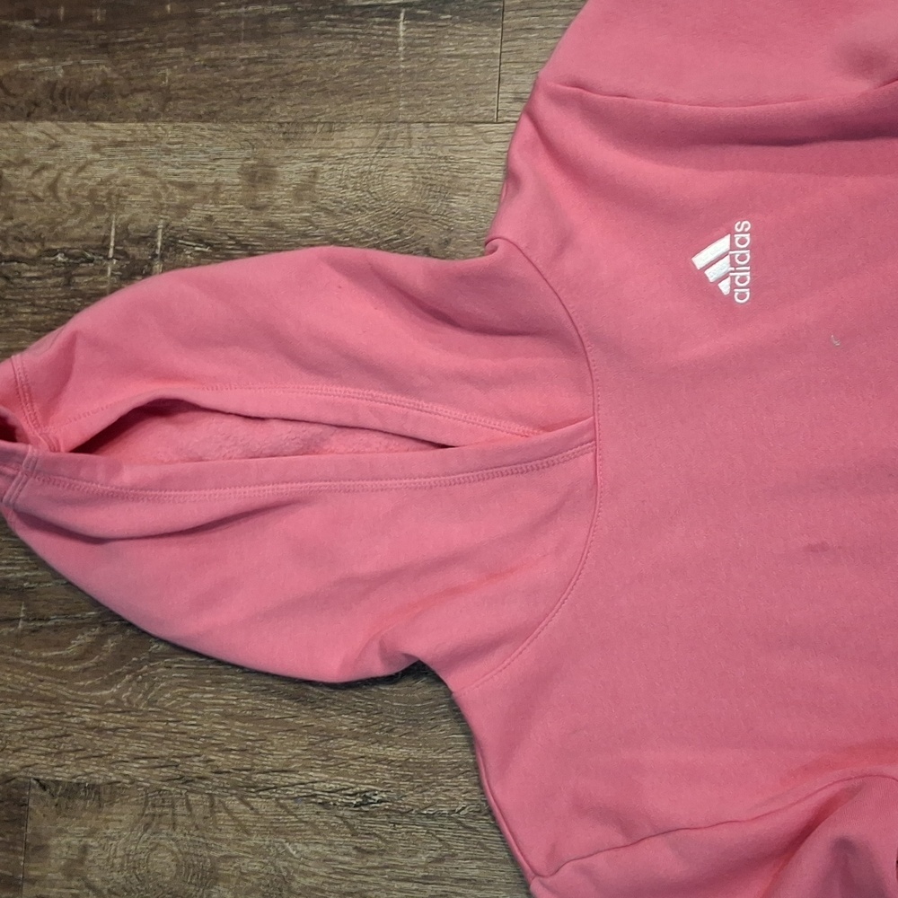 Girls Adidas Vibrant Pink Tracksuit MED. D - Picture 2 of 8